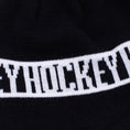 Load image into Gallery viewer, Hockey No Fold Beanie Black