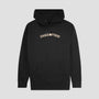 Passport Sham Embroidery Hoodie Black