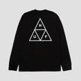 Load image into Gallery viewer, HUF Triple Triangle Longsleeve T-Shirt Black