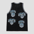 Load image into Gallery viewer, HUF Basketball Jersey Black