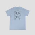 Load image into Gallery viewer, Krooked Moonsmile Raw T-Shirt Slate / Navy