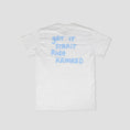 Load image into Gallery viewer, Krooked Strait Eyes T-Shirt Ash / Light Blue