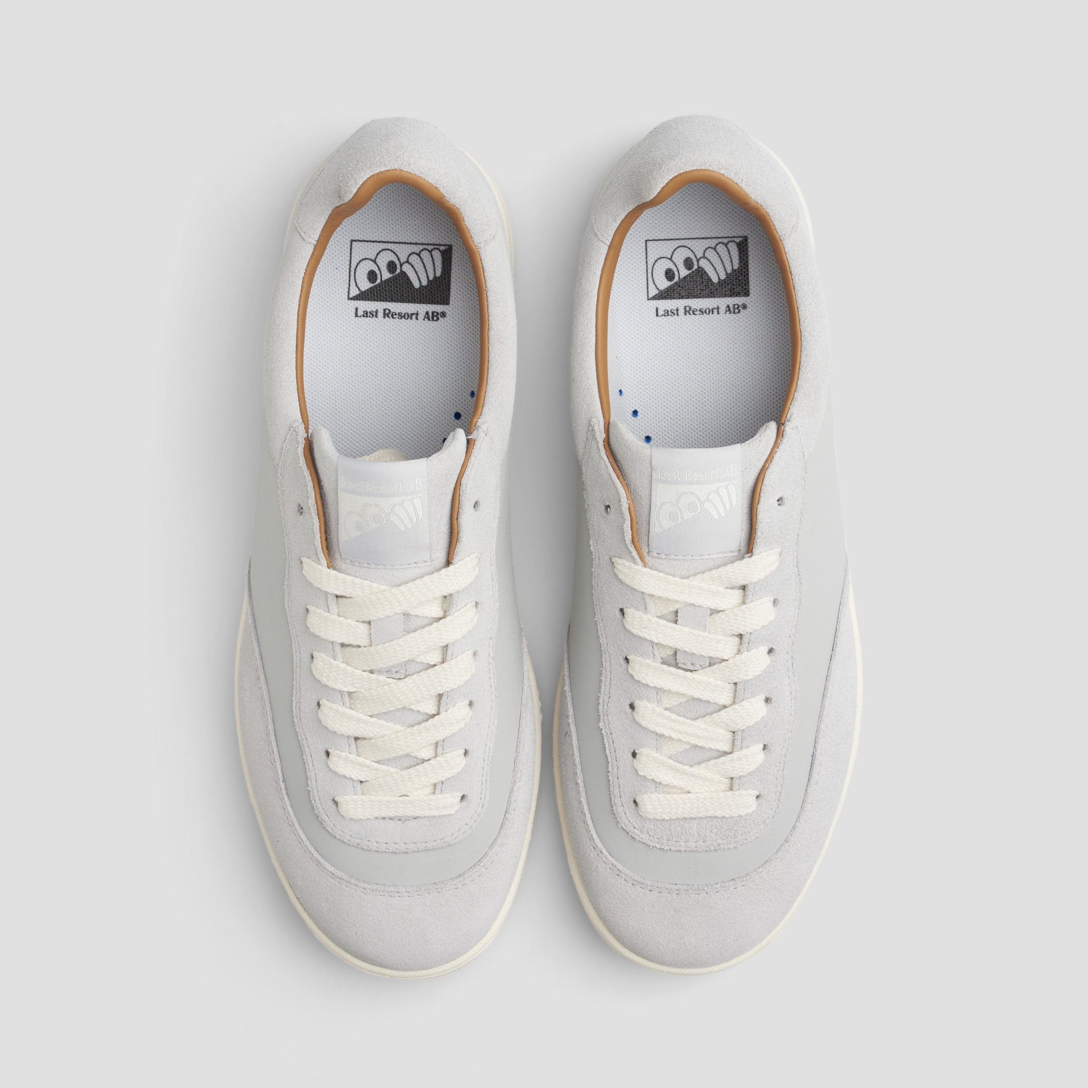 Last Resort AB CM001 LO Skate Shoes Light Grey / White