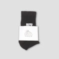 Load image into Gallery viewer, Last Resort AB Heel Tab Dress Socks Black