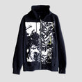 Load image into Gallery viewer, Lovenskate Mikey Organic Zip Hoodie Black