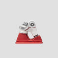 Load image into Gallery viewer, Lurpiv 3 Hollow 145 Skateboard Trucks Polished / Red