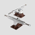 Load image into Gallery viewer, Lurpiv 3 Solid 145 Skateboard Trucks Polished / Brown