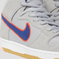 Load image into Gallery viewer, Nike SB Dunk High Premium Shoes Cloud Grey / Rush Blue - Team Orange - White
