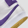 Load image into Gallery viewer, Nike SB Zoom Blazer Mid ISO Skate Shoes White / Court Purple