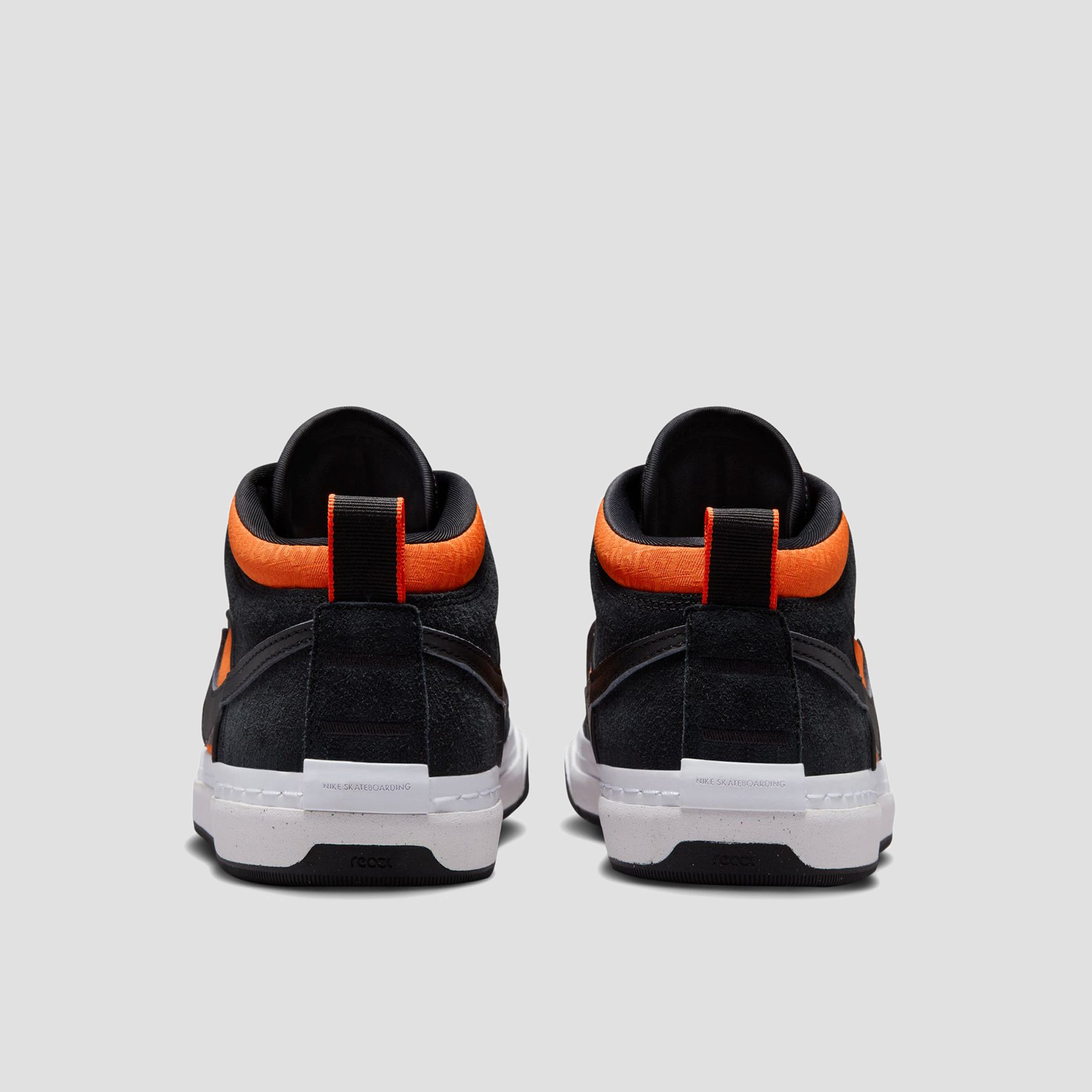 Nike SB React Leo Skate Shoes Black / Orange