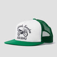 Load image into Gallery viewer, By Parra Moto Service 5 Panel Hat Green