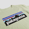Load image into Gallery viewer, Patagonia Kids Regenerative Organic Certified Cotton P-6 Logo T-Shirt Salvia Green
