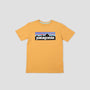 Patagonia Kids Regenerative Organic Certified Cotton P-6 Logo T-Shirt Dried Mango