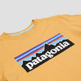 Load image into Gallery viewer, Patagonia Kids Regenerative Organic Certified Cotton P-6 Logo T-Shirt Dried Mango