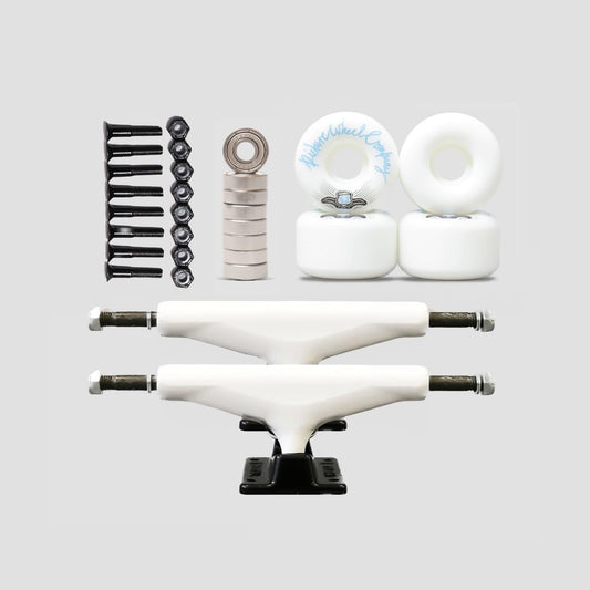 Picture Wheel Company Undercarriage Kit 5.25" (7.75"- 8.25") White/Black