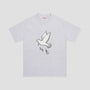 Poets Message Dove T-Shirt Graphite Grey