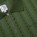 Load image into Gallery viewer, Polar Road Zip Polo Shirt Dark Green