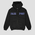 Load image into Gallery viewer, Passport Glint Zip Hoodie Black