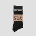 Load image into Gallery viewer, Passport Hi Sox Socks 3 Pack R42 Black