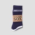 Load image into Gallery viewer, Passport Hi Sox 3 Pack Multi Navy / White / Grey