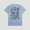 Load image into Gallery viewer, Passport Radio Silence T-Shirt Stonewash Blue