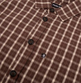 Load image into Gallery viewer, PassPort Workers Check Shortsleeve Shirt Brown