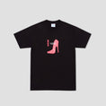 Load image into Gallery viewer, Sci-Fi Fantasy Red Shoe T-Shirt Black
