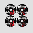 Load image into Gallery viewer, Spitfire x Thrasher 56mm Thrash & Burn 80Hd Classic Full Skateboard Wheels Black