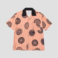 Load image into Gallery viewer, HUF Drain Cover Shortsleeve Woven Top Blush