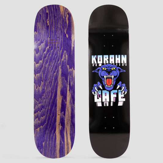 Skateboard Cafe 8.0 Korahn Panther C2 Shape Skateboard Deck Black