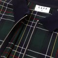 Load image into Gallery viewer, Skateboard Cafe Ogilvie Hunting Tartan Full Zip Shirt Green / Navy