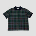 Load image into Gallery viewer, Skateboard Cafe Ogilvie Hunting Tartan Full Zip Shirt Green / Navy