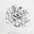 Load image into Gallery viewer, Skateboard Cafe Backgammon T-Shirt White