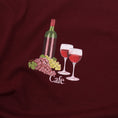 Load image into Gallery viewer, Skateboard Cafe Vino T-Shirt Burgundy