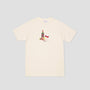 Skateboard Cafe Vino T-Shirt Cream