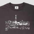 Load image into Gallery viewer, Slam City Skates Skyline T-Shirt Black