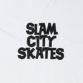 Load image into Gallery viewer, Slam City Skates Classic Logo T-Shirt White / Black