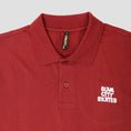 Load image into Gallery viewer, Slam City Skates Classic Polo Burgundy