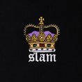 Load image into Gallery viewer, Slam City Skates Crown Embroidered Polo Black