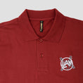 Load image into Gallery viewer, Slam City Skates Slay Polo Burgundy