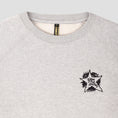 Load image into Gallery viewer, Slam City Skates Swank Star Embroidered Crew Grey