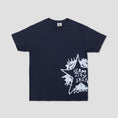 Load image into Gallery viewer, Slam City Skates Side Swank Star T-Shirt Navy