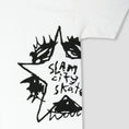 Load image into Gallery viewer, Slam City Skates Side Swank Star T-Shirt White