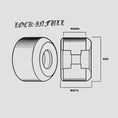 Load image into Gallery viewer, Spitfire 54mm 99DU Formula Four Lock In Full Skateboard Wheels Natural