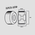 Load image into Gallery viewer, Spitfire 55mm 101DU Formula Four Lock Ins Wheels Natural