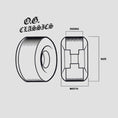 Load image into Gallery viewer, Spitfire 53mm 99DU Formula Four OG Classics Skateboard Wheels Natural / Orange