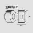 Load image into Gallery viewer, Spitfire 56mm 80Hd Team Ransom Radial Full Skateboard Wheels Black