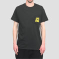 Load image into Gallery viewer, Spitfire Clean Cut Pocket T-Shirt Black / Yellow