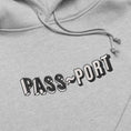 Load image into Gallery viewer, PassPort Sunken Logo Embroidery Hood Ash