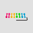 Load image into Gallery viewer, Sushi Coloured Bolts 1 inch Allen